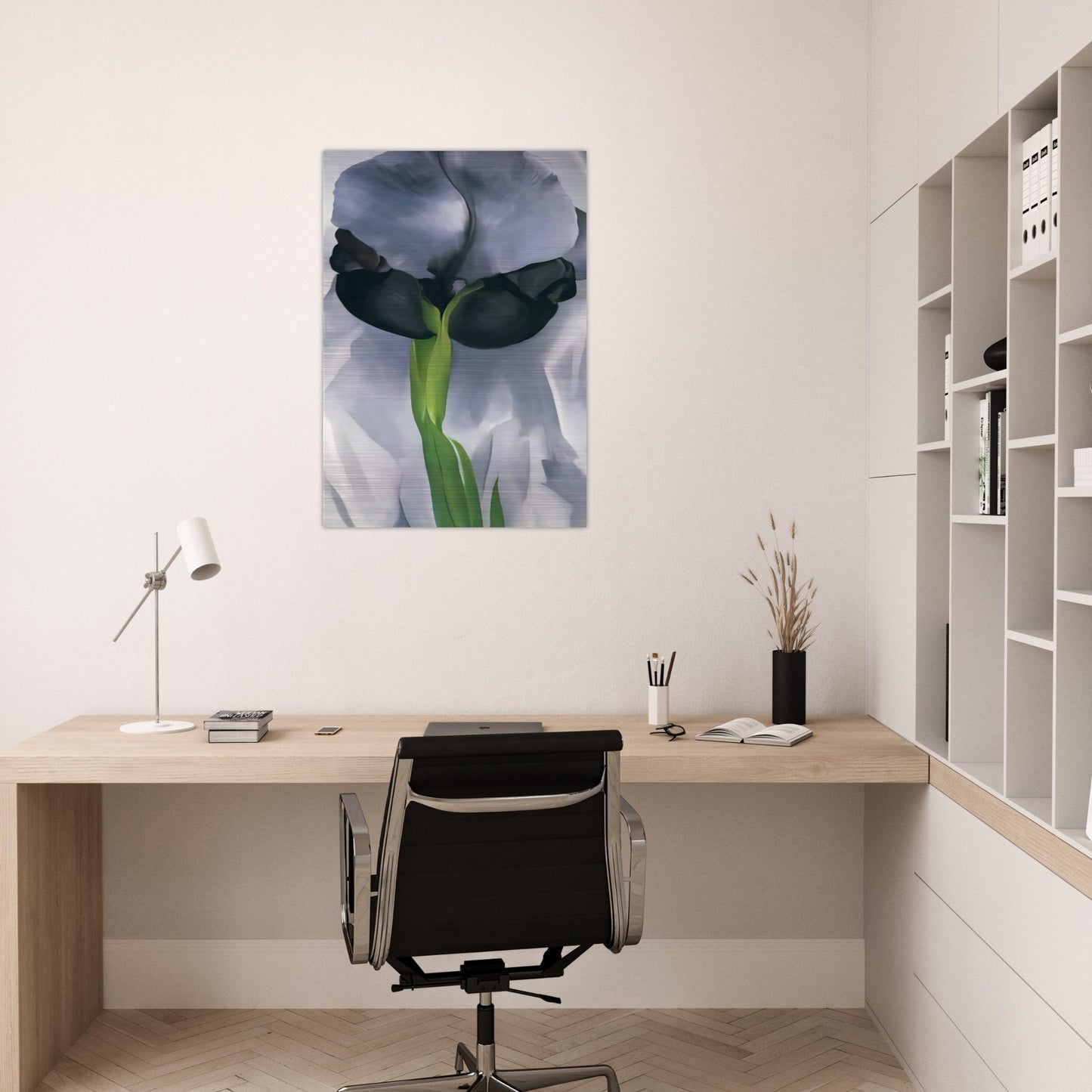 Iris 7 - Georgia O'Keeffe Brushed Aluminum Print - 70x100 cm / 28x40 inches | Georgia O'Keeffe Aluminum Print | Georgia O'Keeffe Prints