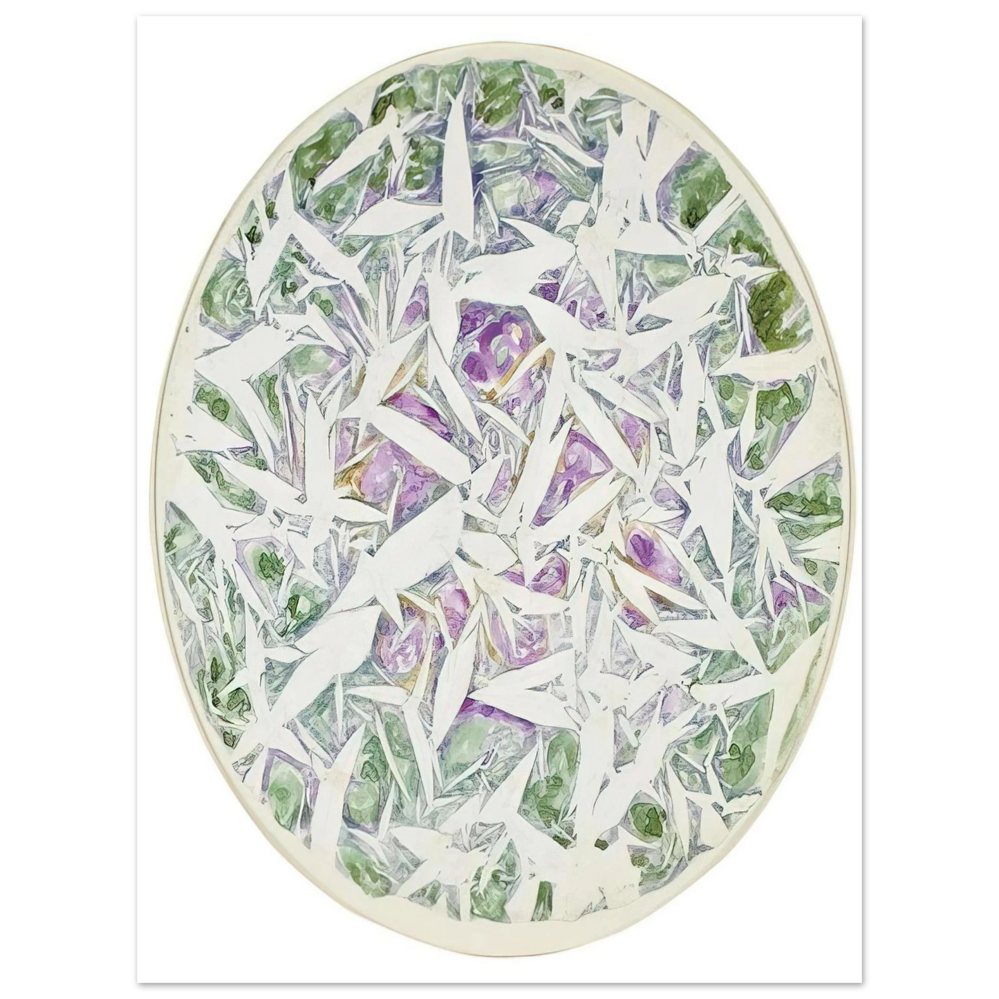 Simon Hantai - Untitled - Tachisme Fine Art Poster - Default Title