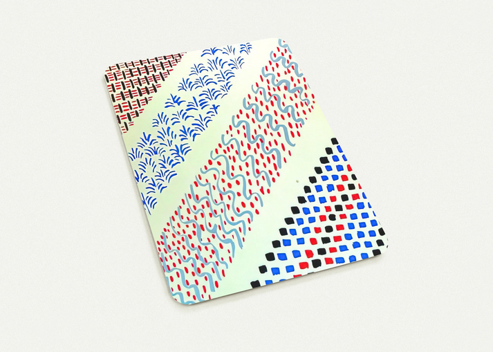 COMPOSITION 27 By Sonia Delaunay Pack of 10 Post Cards | Sonia Delaunay Post Cards | A6 (10.5 x 14.8 cm) - 4.1 x 5.8 inches