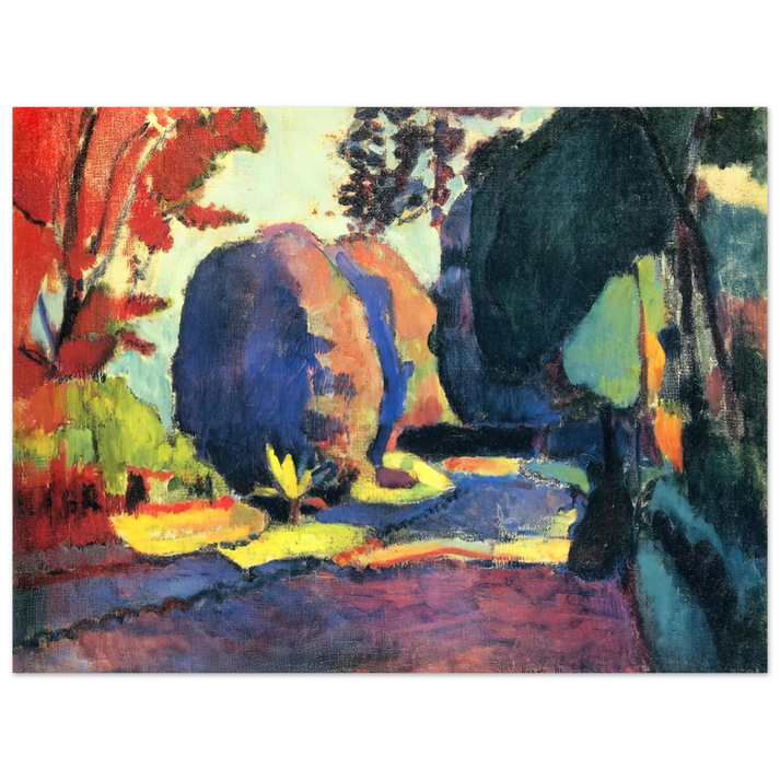 Henri Matisse - THE LUXEMBOURG GARDENS 1901 75x100 cm / 30x40inches Fine Art Poster
