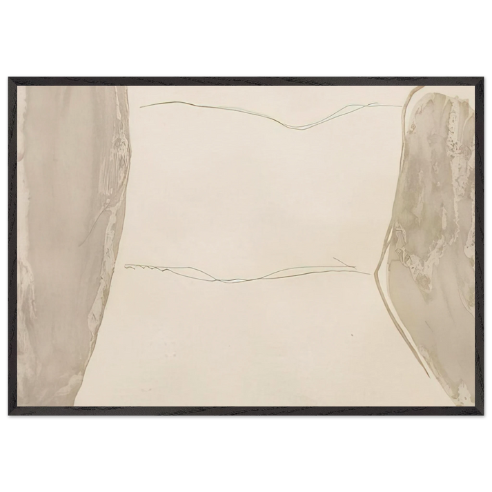 Ponti - 1973 - Helen Frankenthaler 70x100 cm / 28x40 inches Framed Art Print – Black Wooden Frame