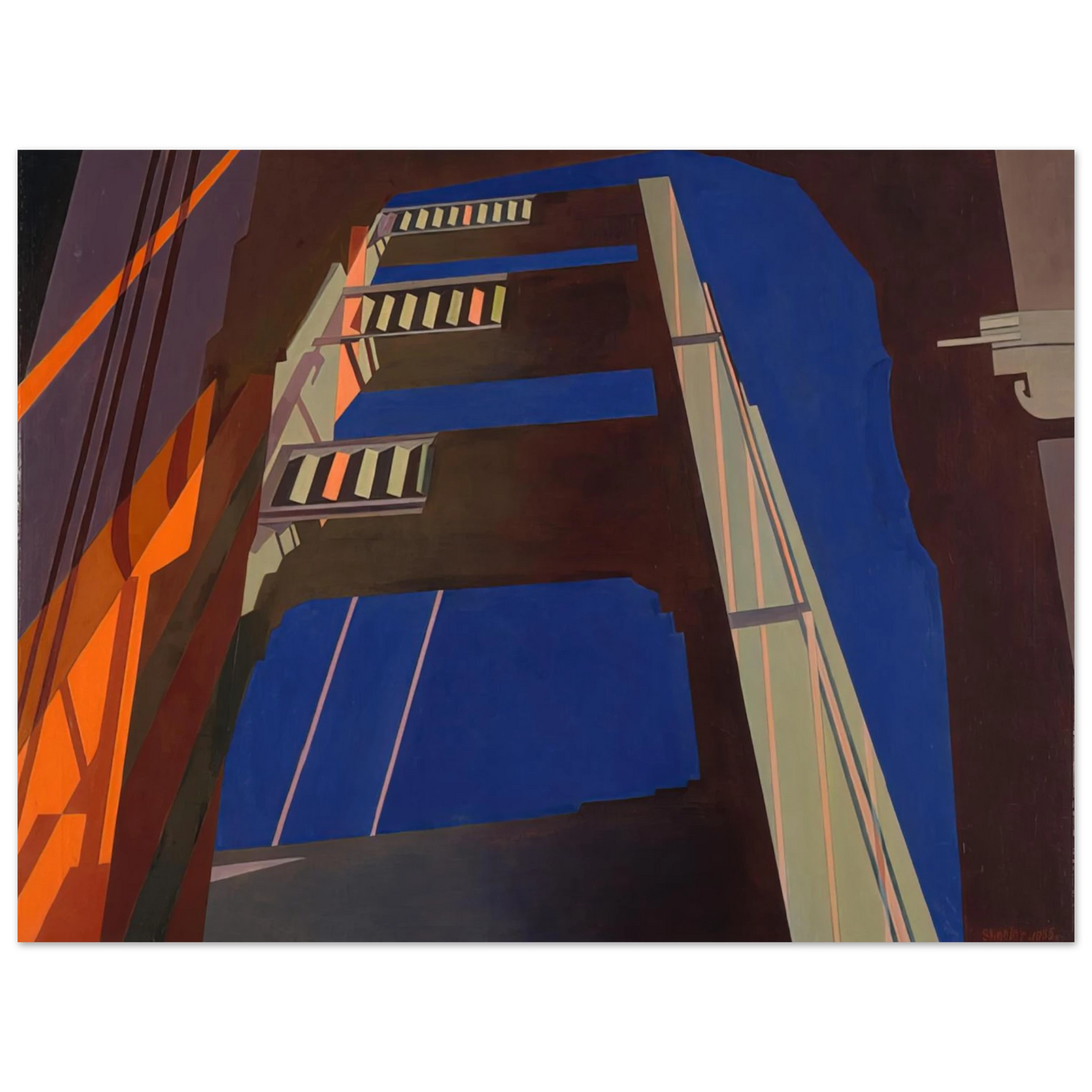 Charles Sheeler - Golden Gate - 1955 Fine Art Poster - Default Title