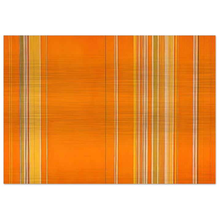 Solar Diary Needle Park - 1972 - Gene Davis Brushed Aluminum Print - 70x100 cm / 28x40 inches | Gene Davis Aluminum Print | Gene Davis Prints