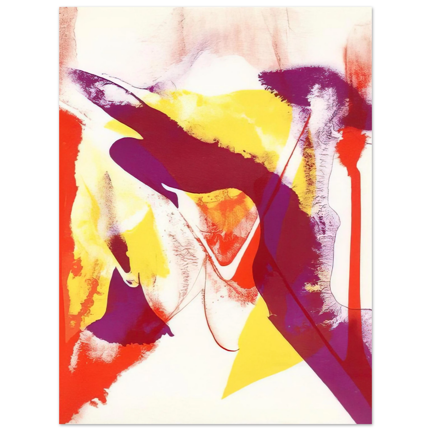 Paul Jenkins - Redfern composition - Abstract Expressionism Fine Art Poster - Default Title