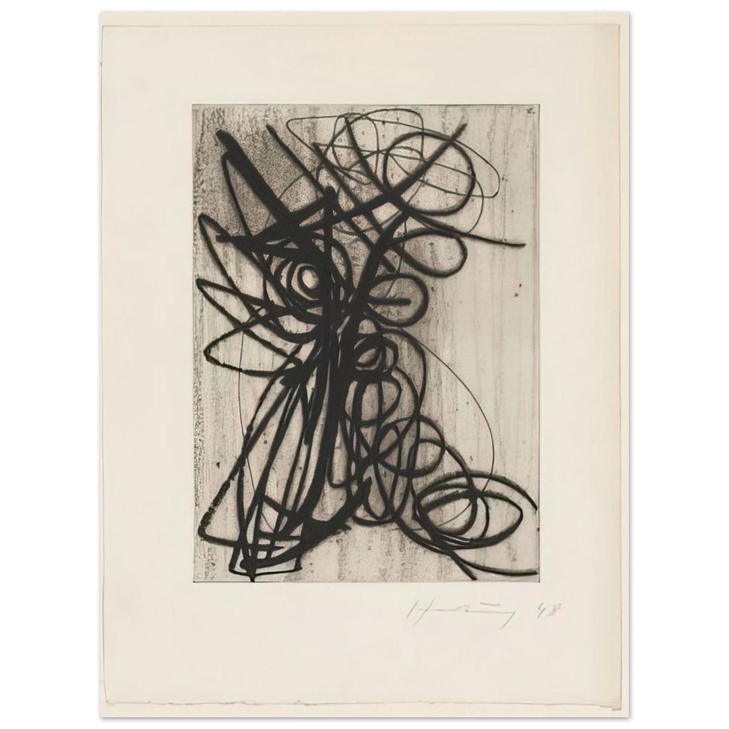 Hans Hartung - Composition - 1948 Fine Art Poster - Default Title