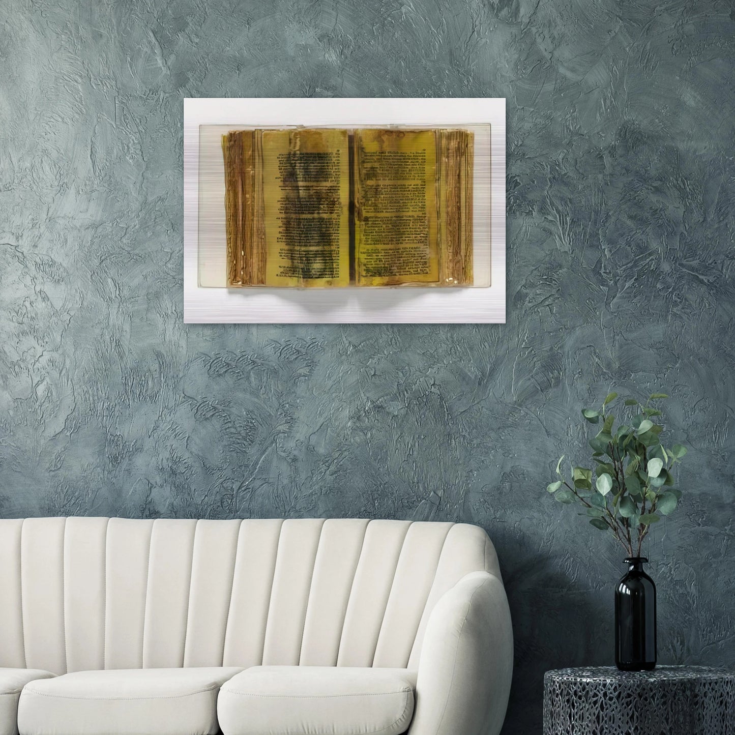 Poemetrie - 1970 - Dieter Roth Brushed Aluminum Print - 70x100 cm / 28x40 inches | Dieter Roth Aluminum Print | Dieter Roth Prints