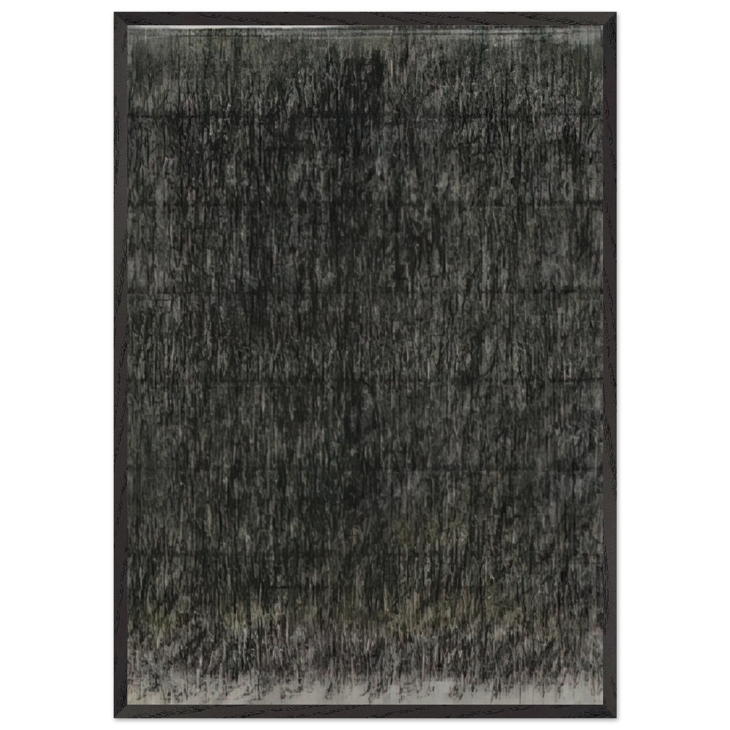 UNTITLED 1971 N1 - Gotthard Graubner Framed Art Print – Black Wooden Frame - Default Title - -Framed Art Print