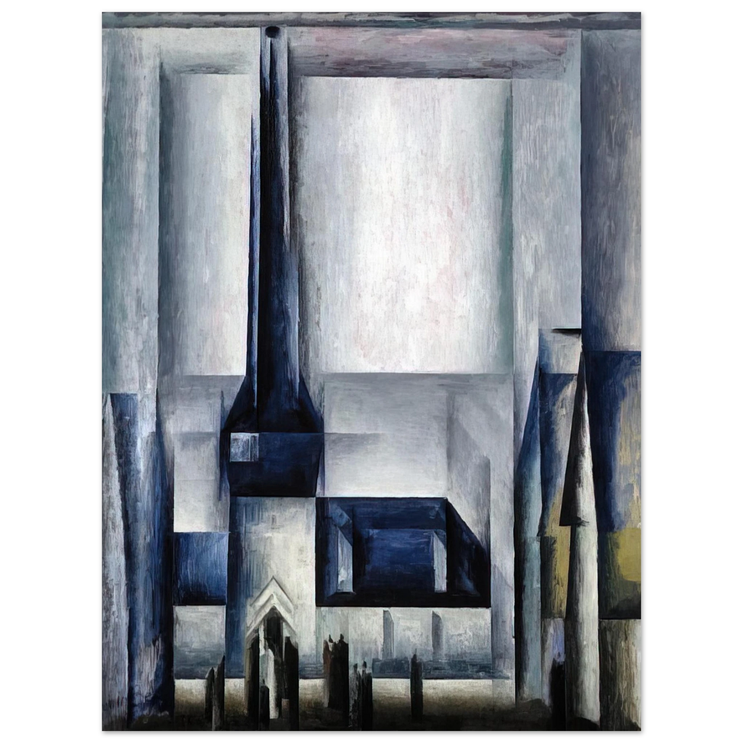 Lyonel Feininger - GELMERODA III 1913 Fine Art Poster - Default Title