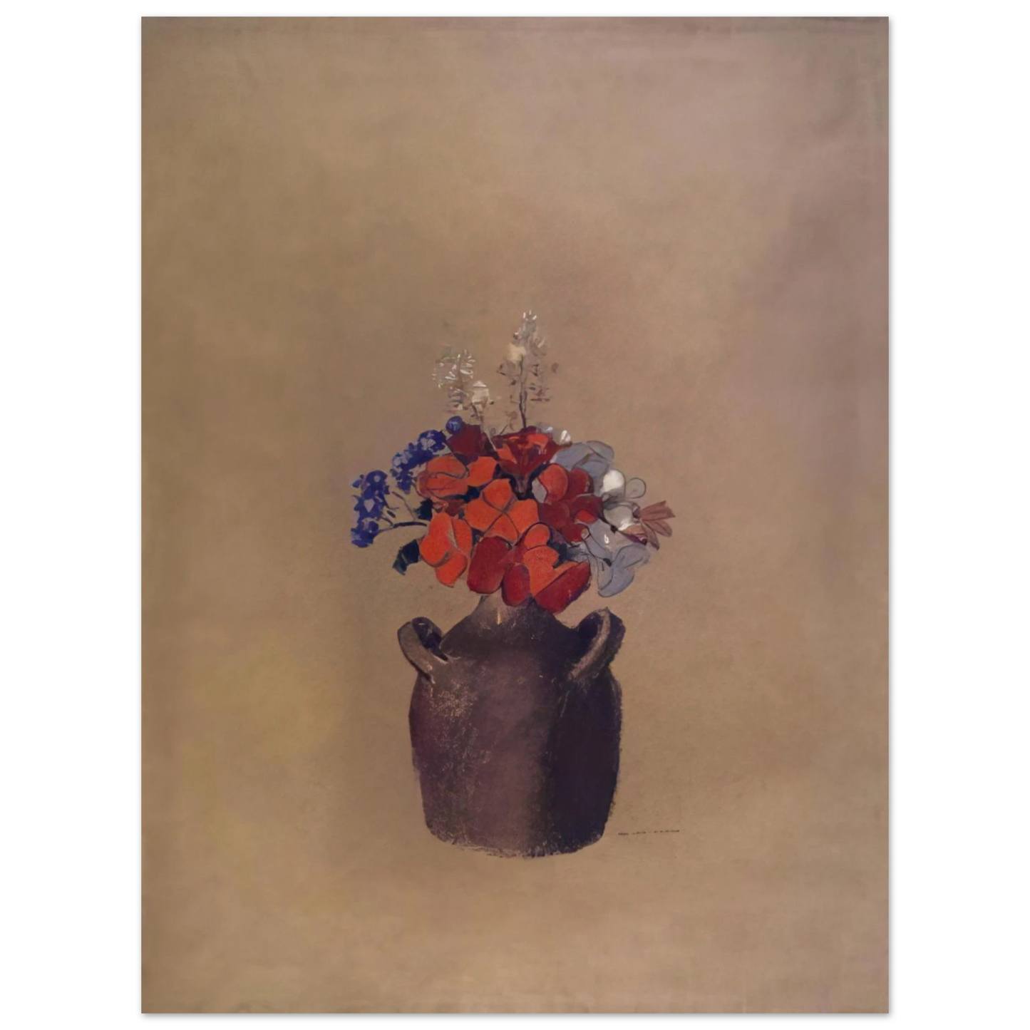 Odilon Redon - FLOWERS IN A VASE Fine Art Poster - Default Title