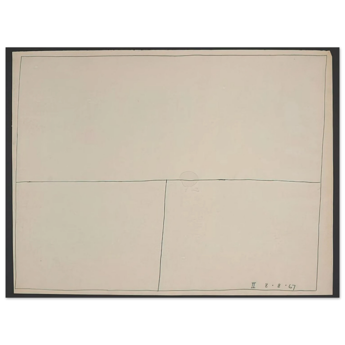 Bob Law - Twentieth Century Ikon Series 8.8.67 II - 1967 Fine Art Poster - Default Title