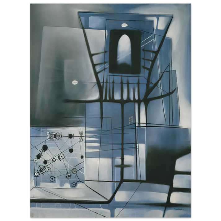 Jimmy Ernst - A Time for Fear - 1949 75x100 cm / 30x40inches Fine Art Poster