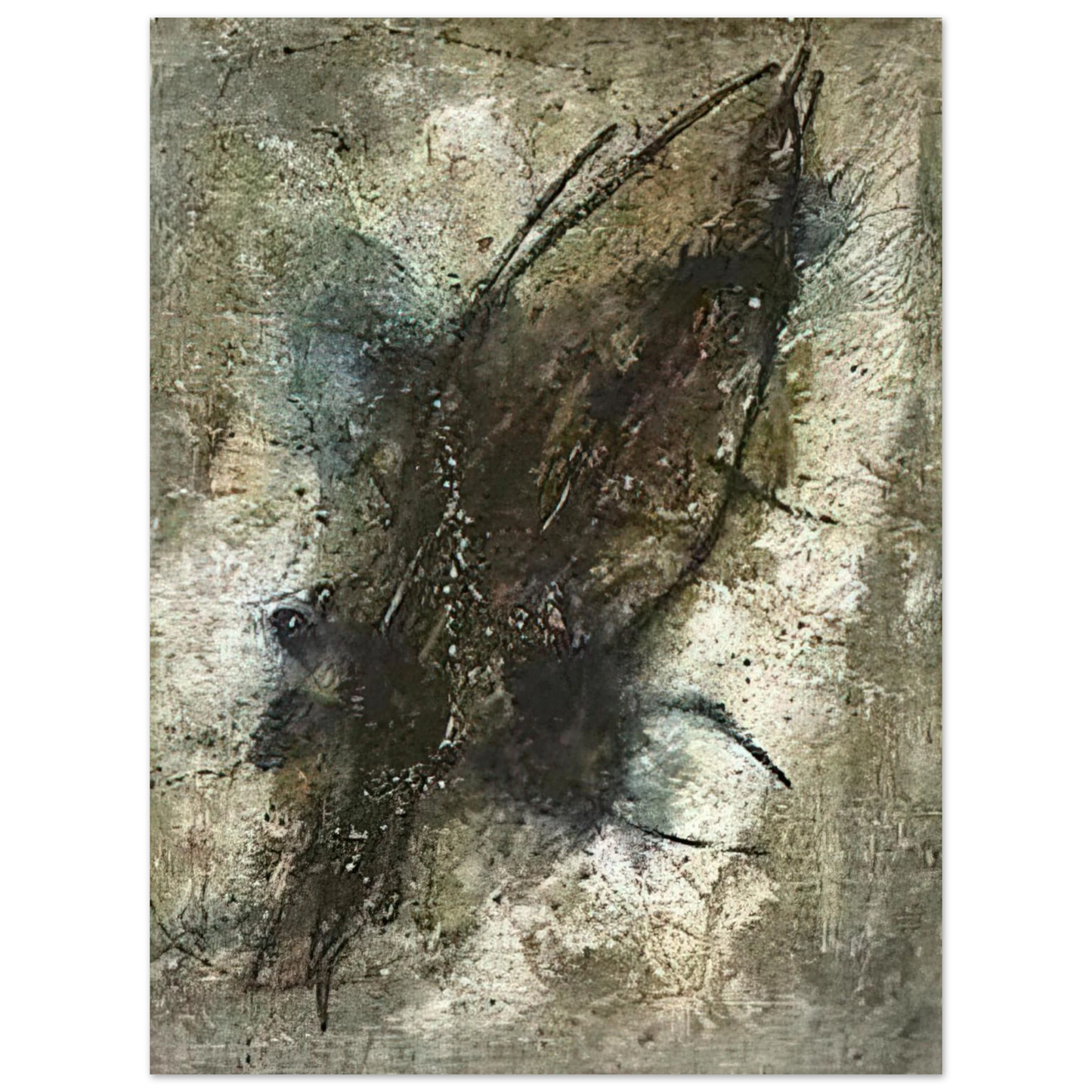 Wols - Aile de Papillon - Tachisme Fine Art Poster - Default Title