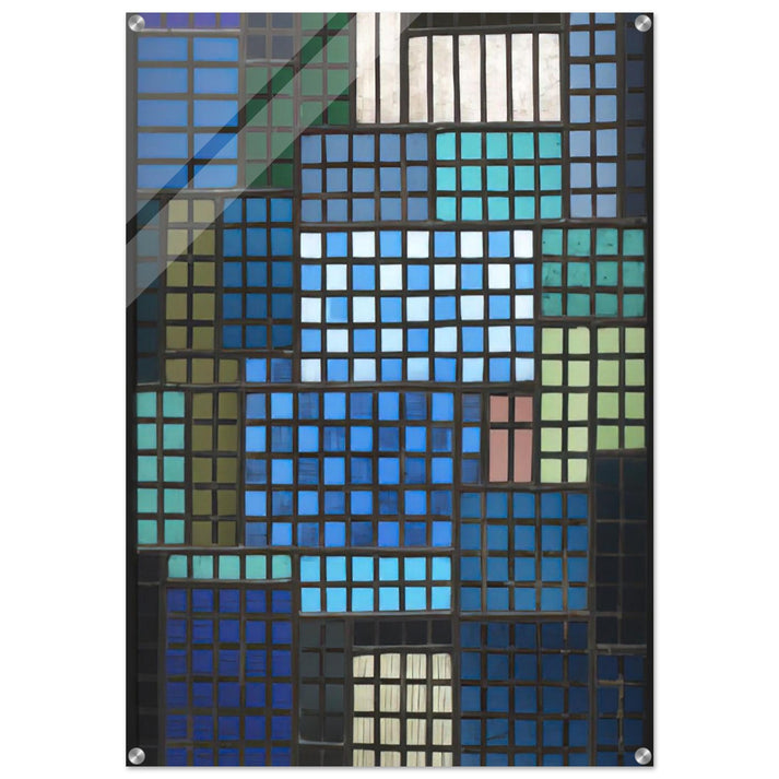 PARK 1924 - Josef Albers Acrylic Print - 70x100 cm / 28x40″ inches