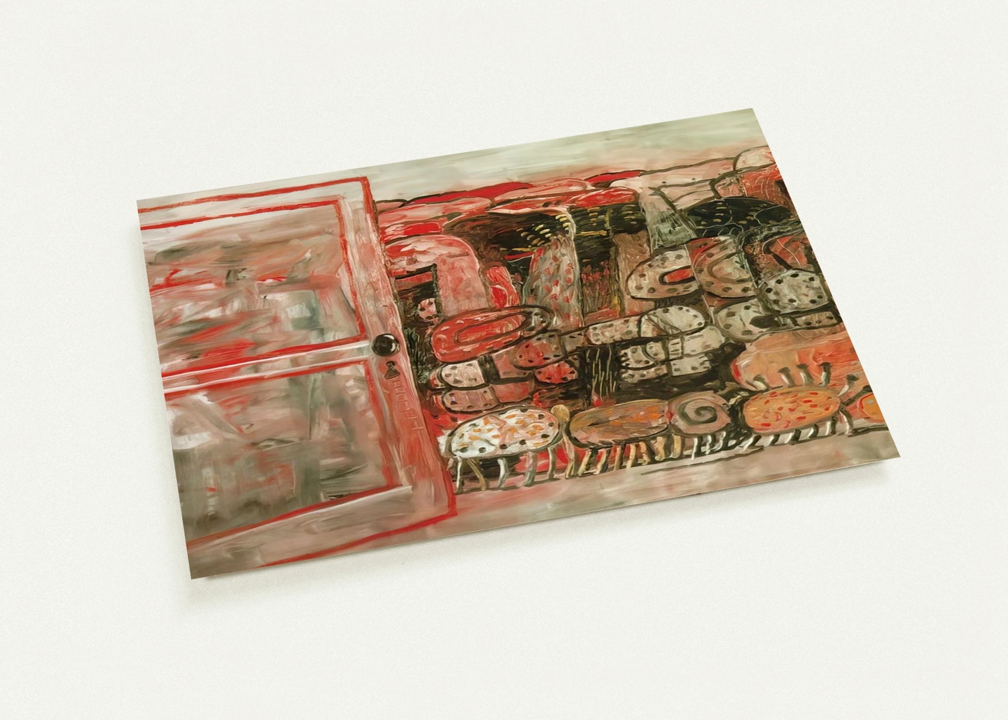 ENTRANCE By Philip Guston Pack of 10 Post Cards | Philip Guston Post Cards | A6 (10.5 x 14.8 cm) - 4.1 x 5.8 inches