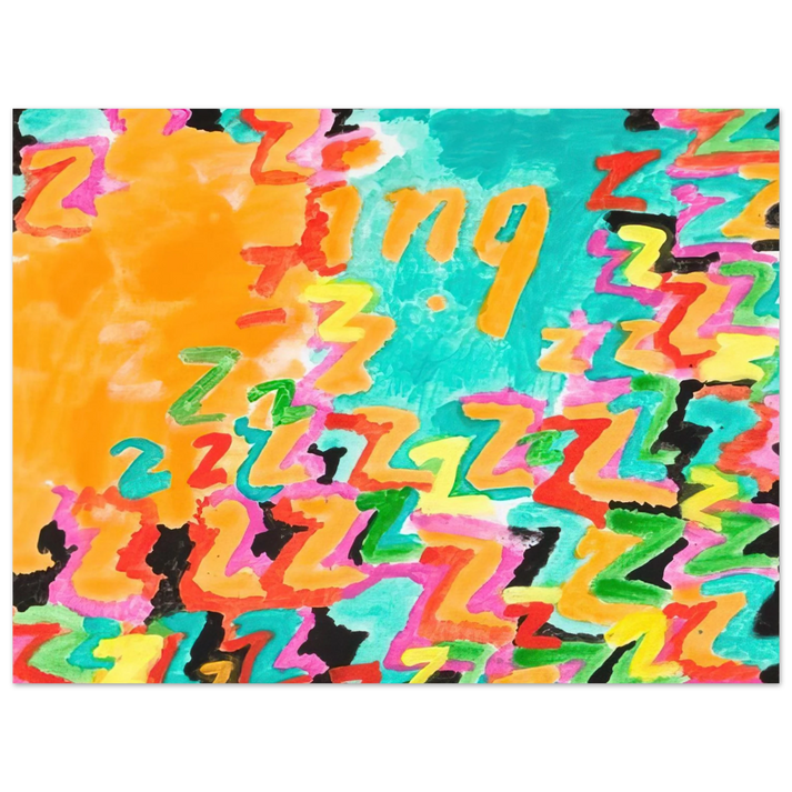 Paul Thek - Untitled z-ing - 1984 75x100 cm / 30x40inches Fine Art Poster