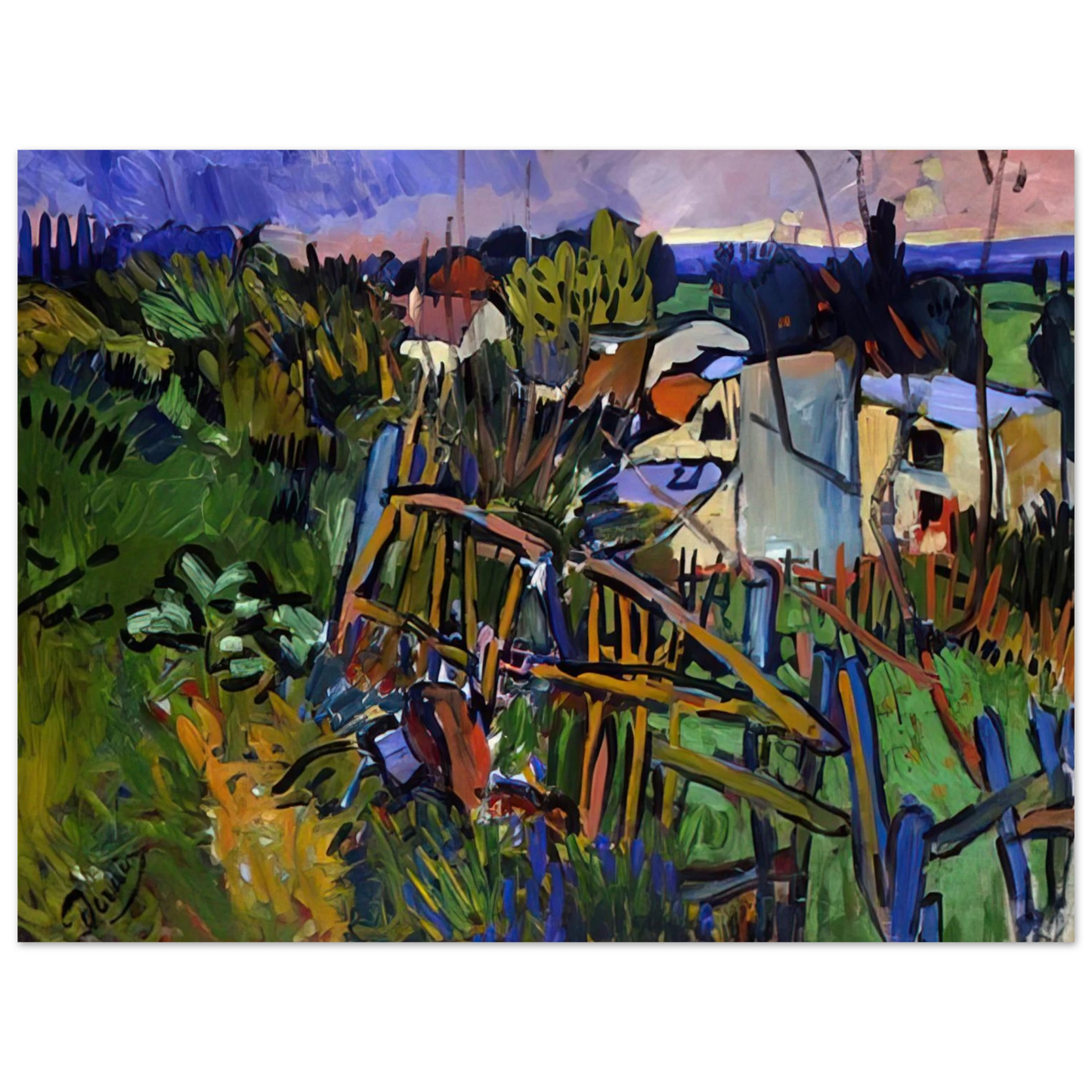 Andre Derain - LANDSCAPE 1906 Fine Art Poster - Default Title