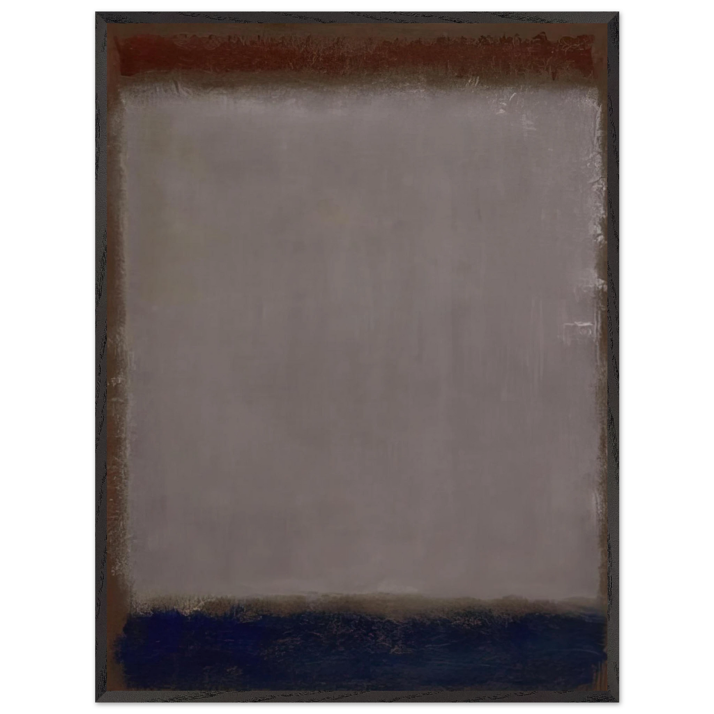 Mark Rothko - Lavender and Mulberry - 1959 Wall Art - 60x80 cm / 24x32 inches - Premium Wooden Framed Poster With Fine Art Paper-canvas - Wood frame