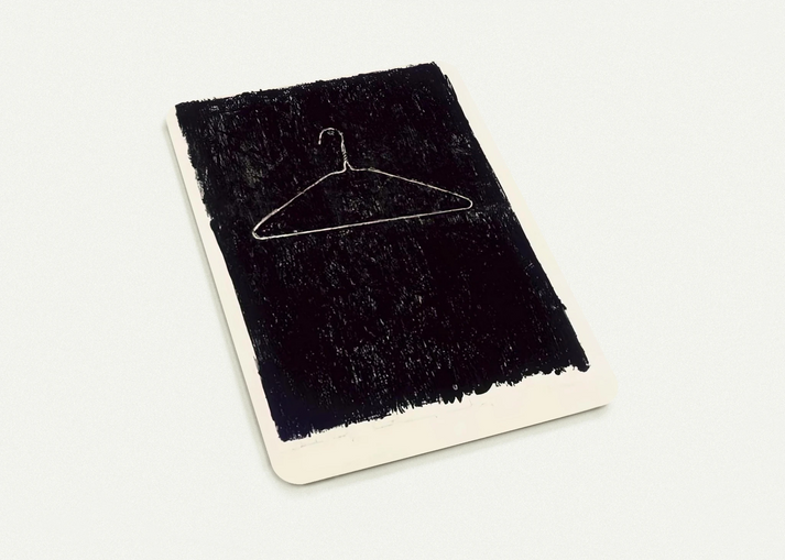 COAT HANGER II By Jasper Johns Pack of 10 Post Cards | Jasper Johns Post Cards | A6 (10.5 x 14.8 cm) - 4.1 x 5.8 inches
