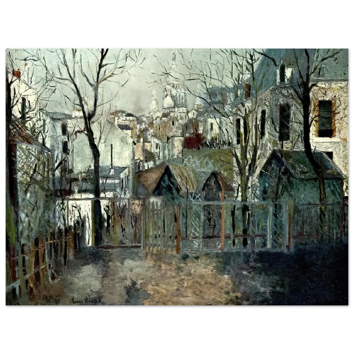 Maurice Utrillo - RENOIR S GARDEN 75x100 cm / 30x40inches Fine Art Poster