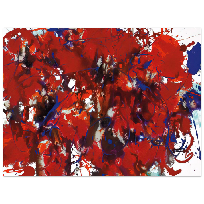 Sam Francis - Untitled SFP94-39 SFF 1714 75x100 cm / 30x40inches Fine Art Poster