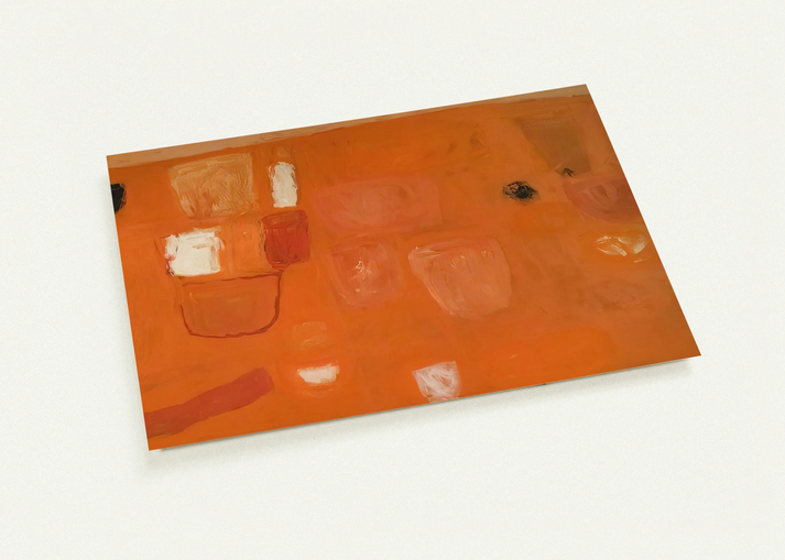 Orange and Red - 1957 By William Scott Pack of 10 Post Cards | William Scott Post Cards | A6 (10.5 x 14.8 cm) - 4.1 x 5.8 inches