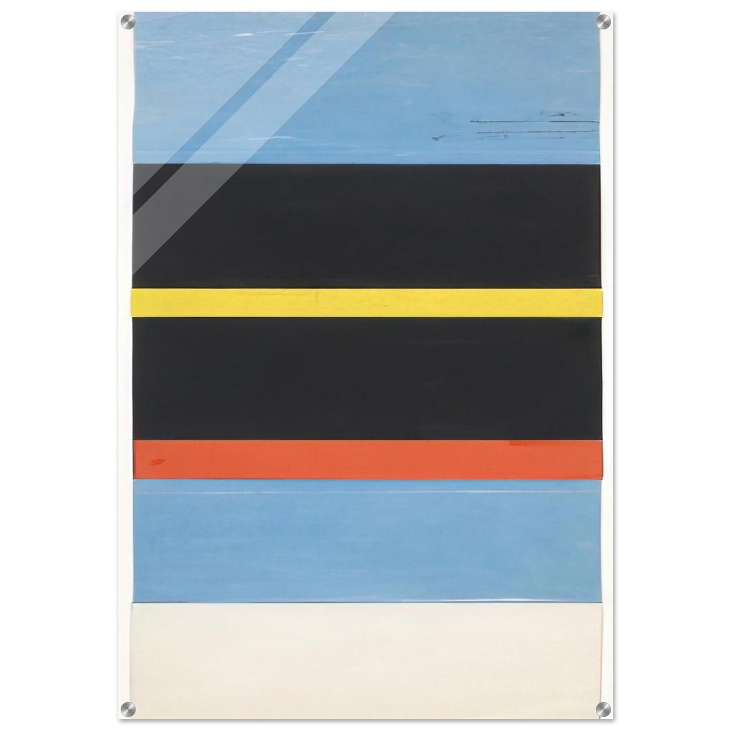 Boats in Sanary Harbor - Ellsworth Kelly Acrylic Print - 70x100 cm / 28x40″ inches