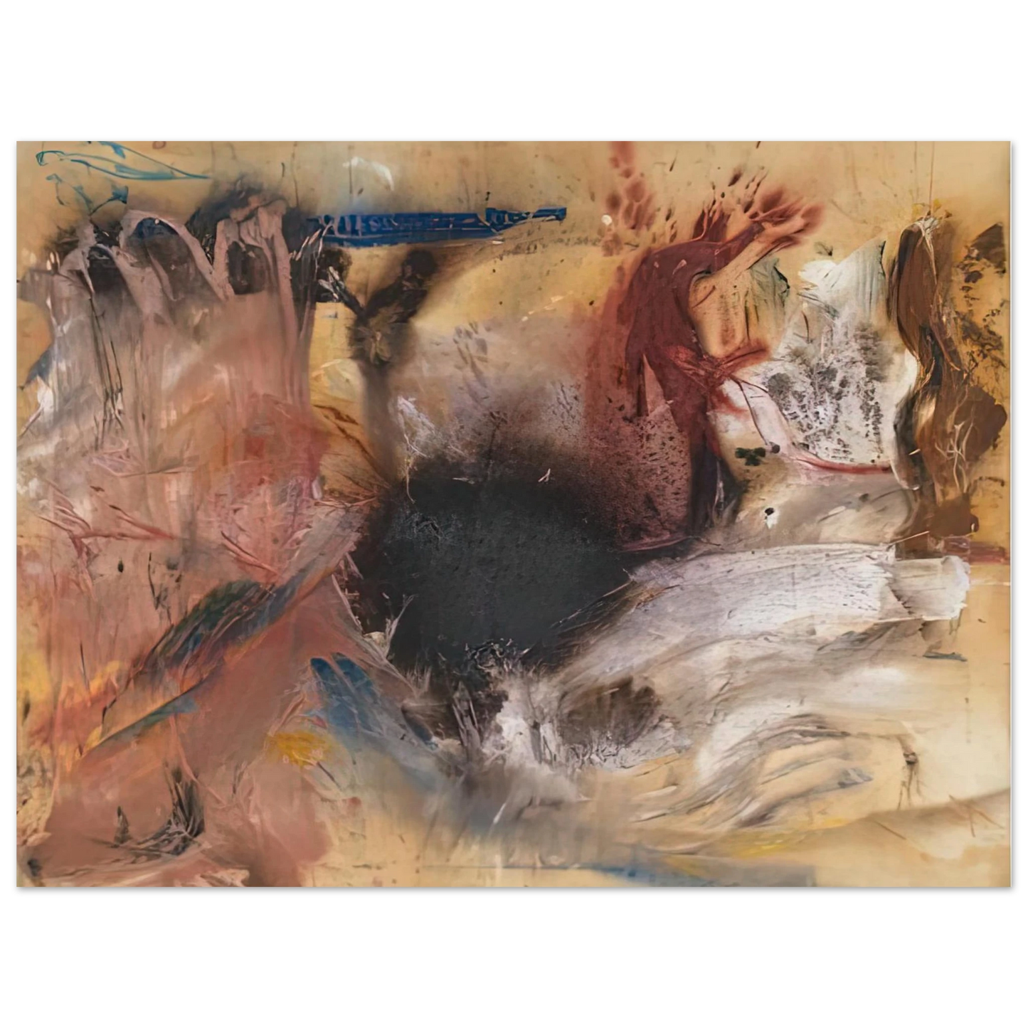 Helen Frankenthaler - Sun Spot, 1954- Wall Art - 60x80 cm / 24x32 inches - Fine Art Poster - -