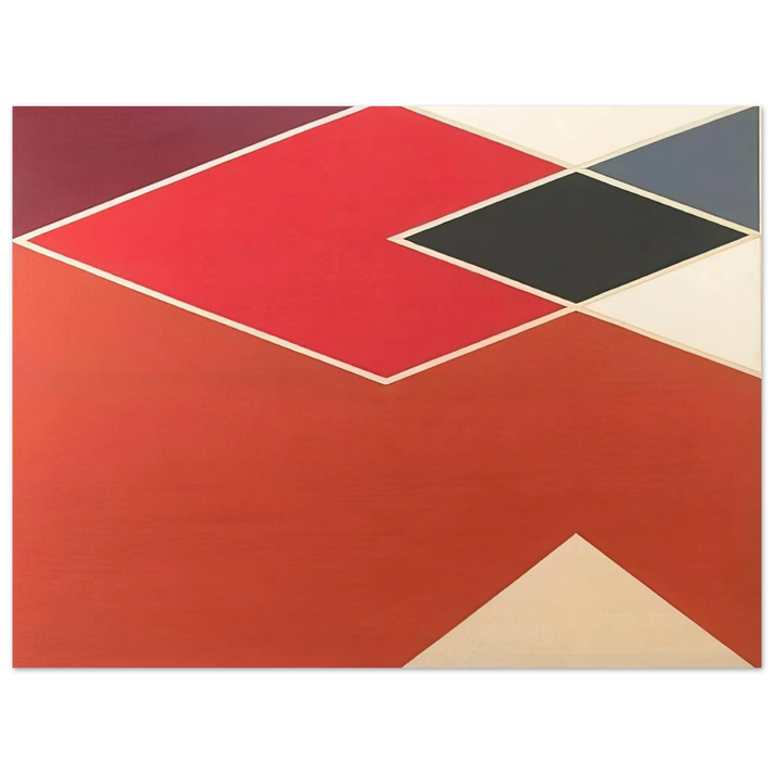 Larry Zox - Tikke from the Diamond Cut Series - 1968 75x100 cm / 30x40inches Fine Art Poster