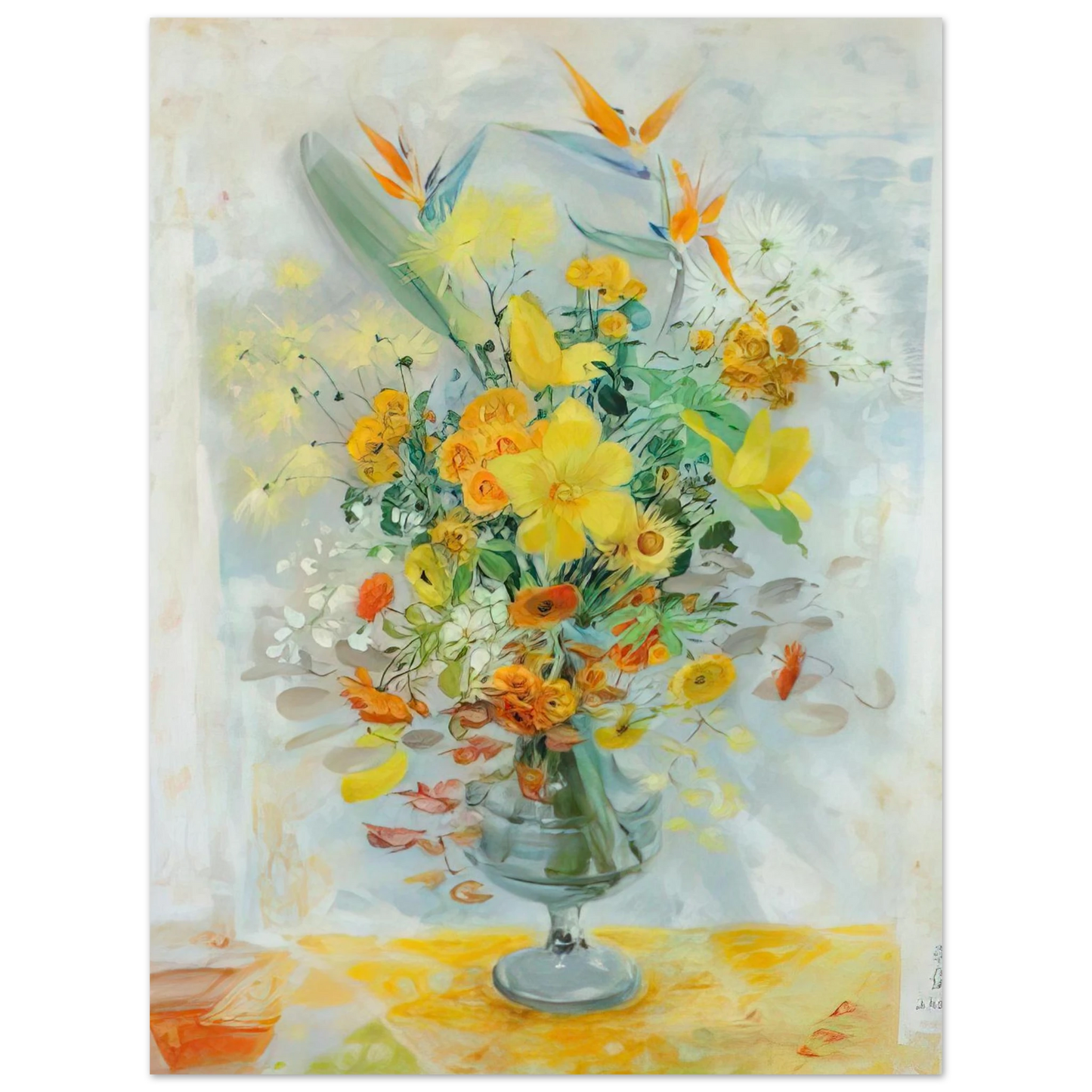 Le Pho - Yellow Lily - Post-Impressionism Fine Art Poster - Default Title