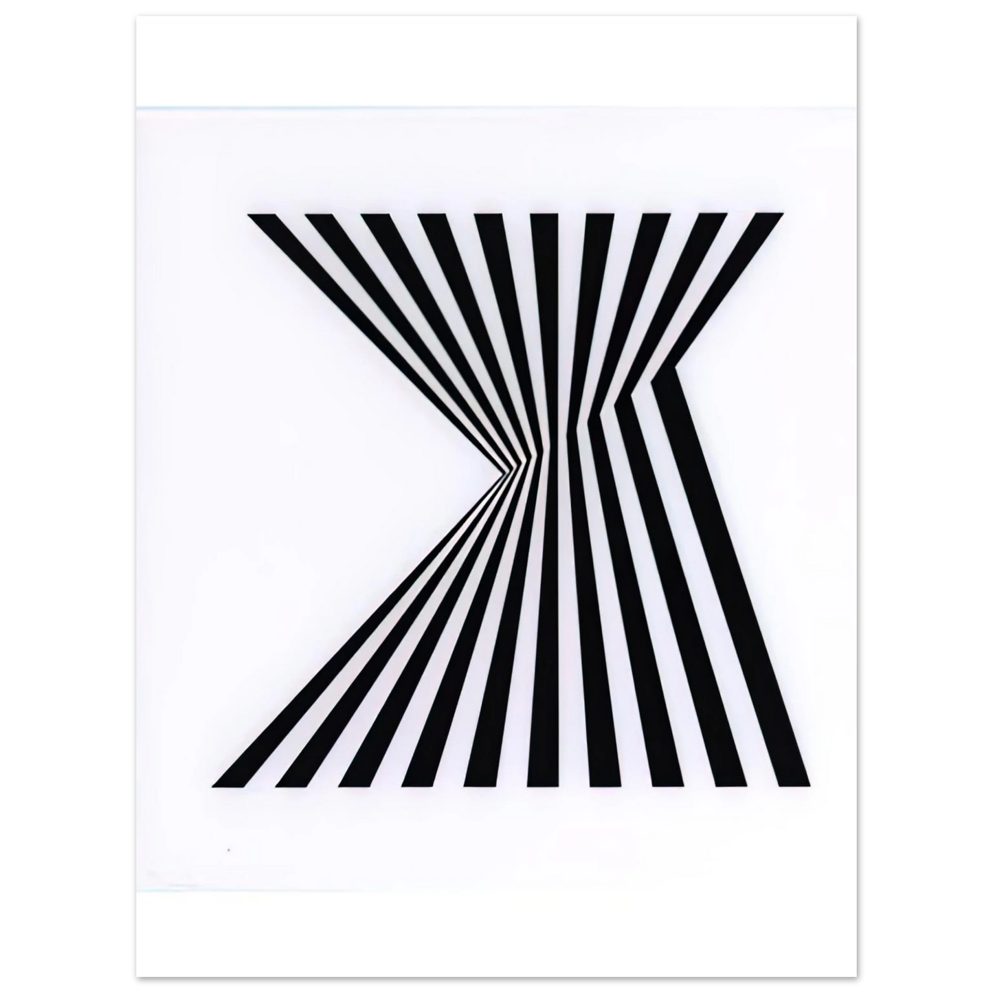 Bridget Riley - UNTITLED FRAGMENT 1 1965 Fine Art Poster - Default Title