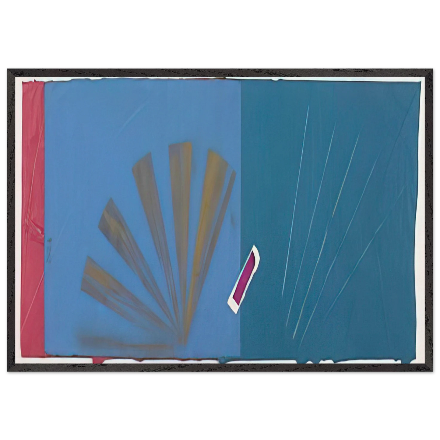 Summer Collage - Sol LeWitt Framed Art Print – Black Wooden Frame - Default Title - -Framed Art Print