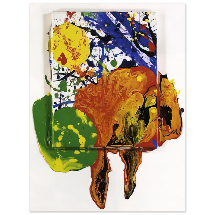 Sam Francis - Untitled SFP89-105 75x100 cm / 30x40inches Fine Art Poster
