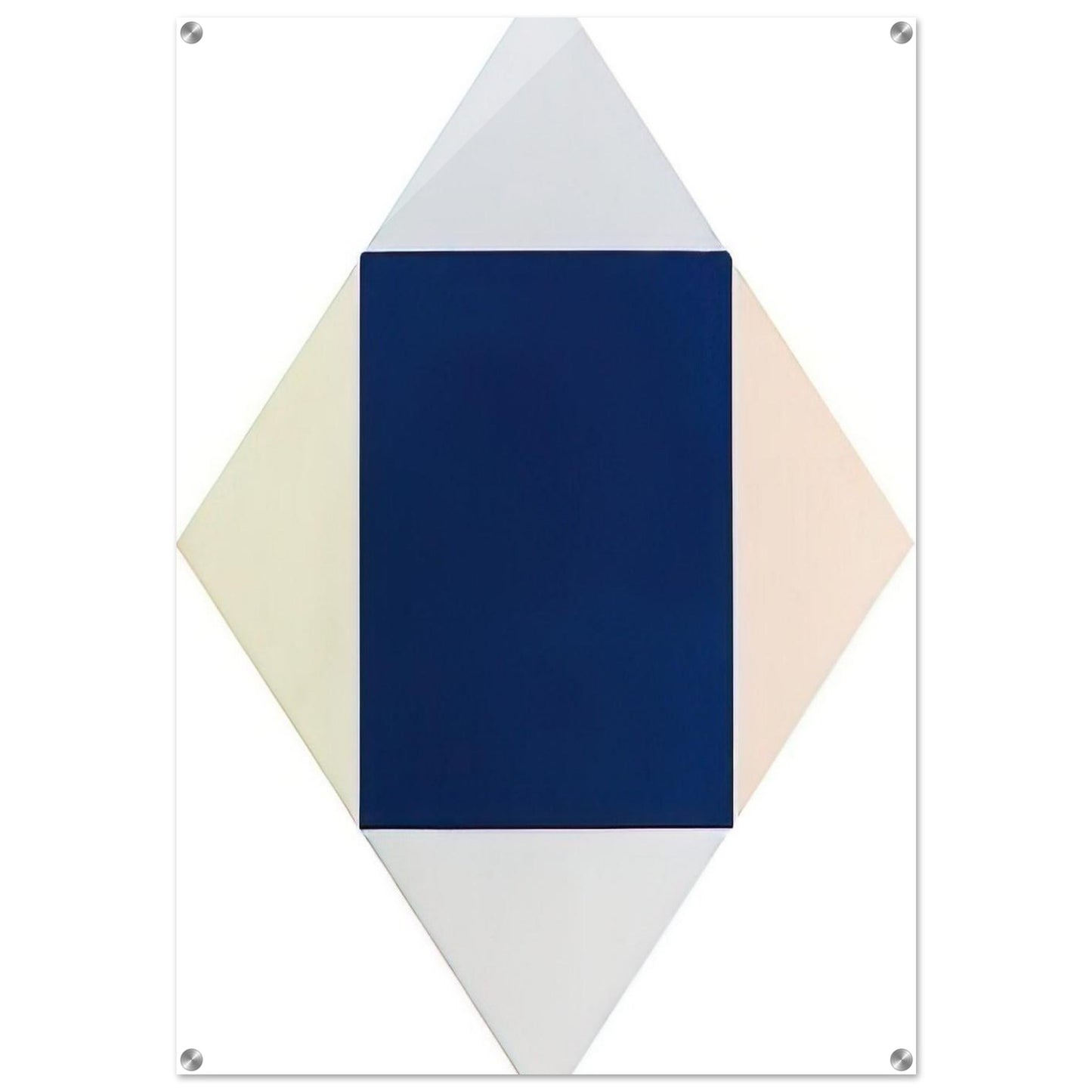 Blauer kern - 1969 - Max Bill Acrylic Print - 70x100 cm / 28x40″ inches | Max Bill Wall Art | Max Bill Prints