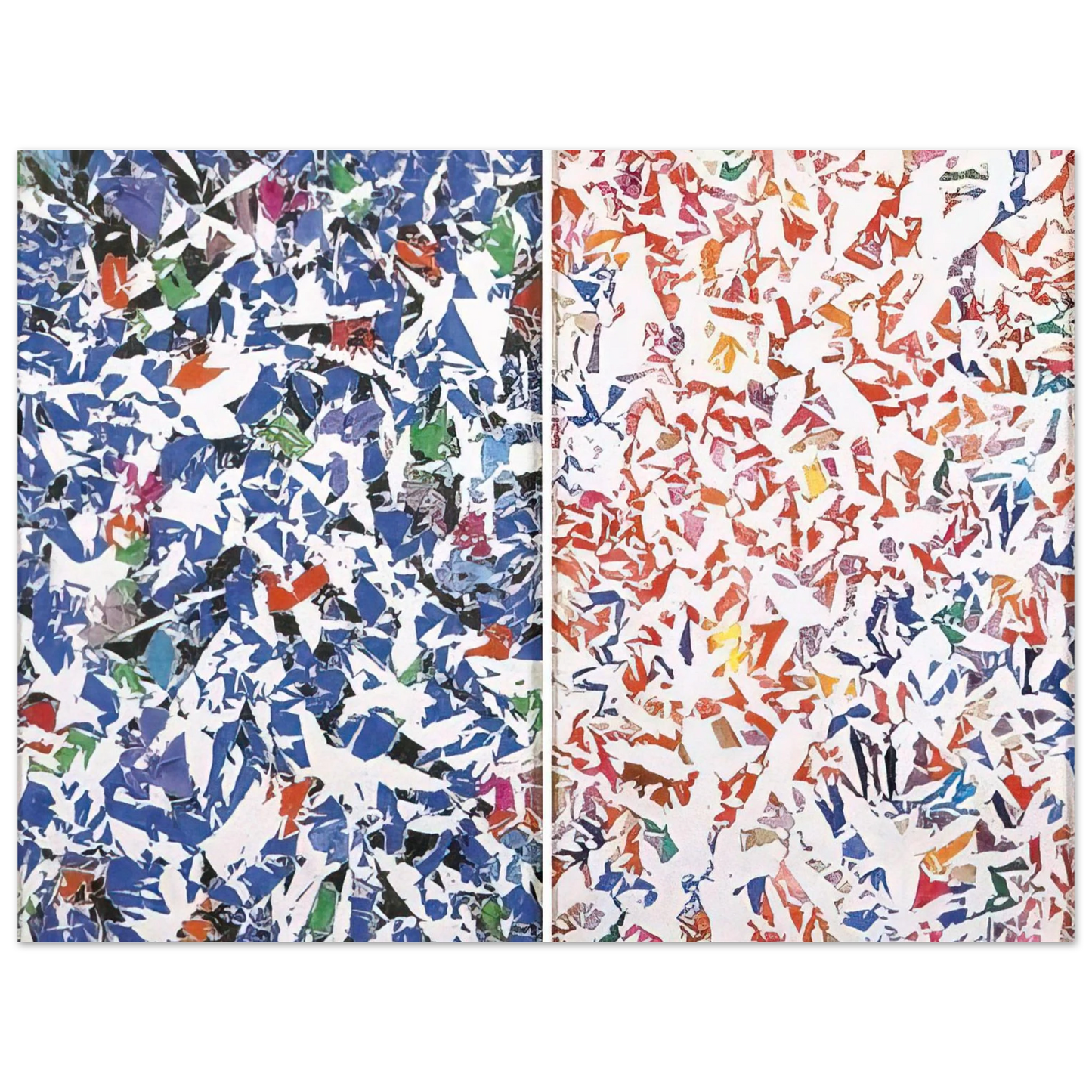 Simon Hantai - Blanc - Tachisme Fine Art Poster - Default Title