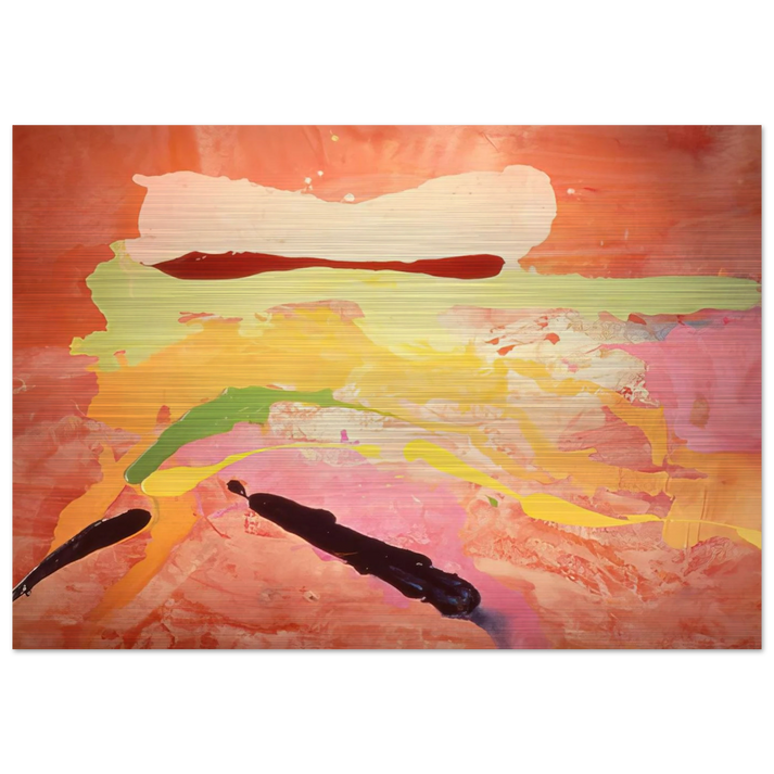 Untitled - 1969 - Ronnie Landfield Brushed Aluminum Print - 70x100 cm / 28x40 inches | Ronnie Landfield Aluminum Print | Ronnie Landfield Prints