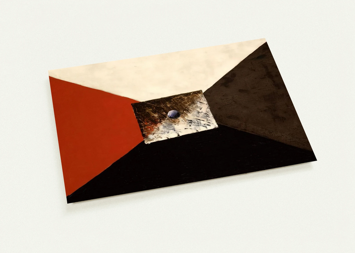 COMPOSITION MARCHAND DE COULEURS By Man Ray Pack of 10 Post Cards | Man Ray Post Cards | A6 (10.5 x 14.8 cm) - 4.1 x 5.8 inches