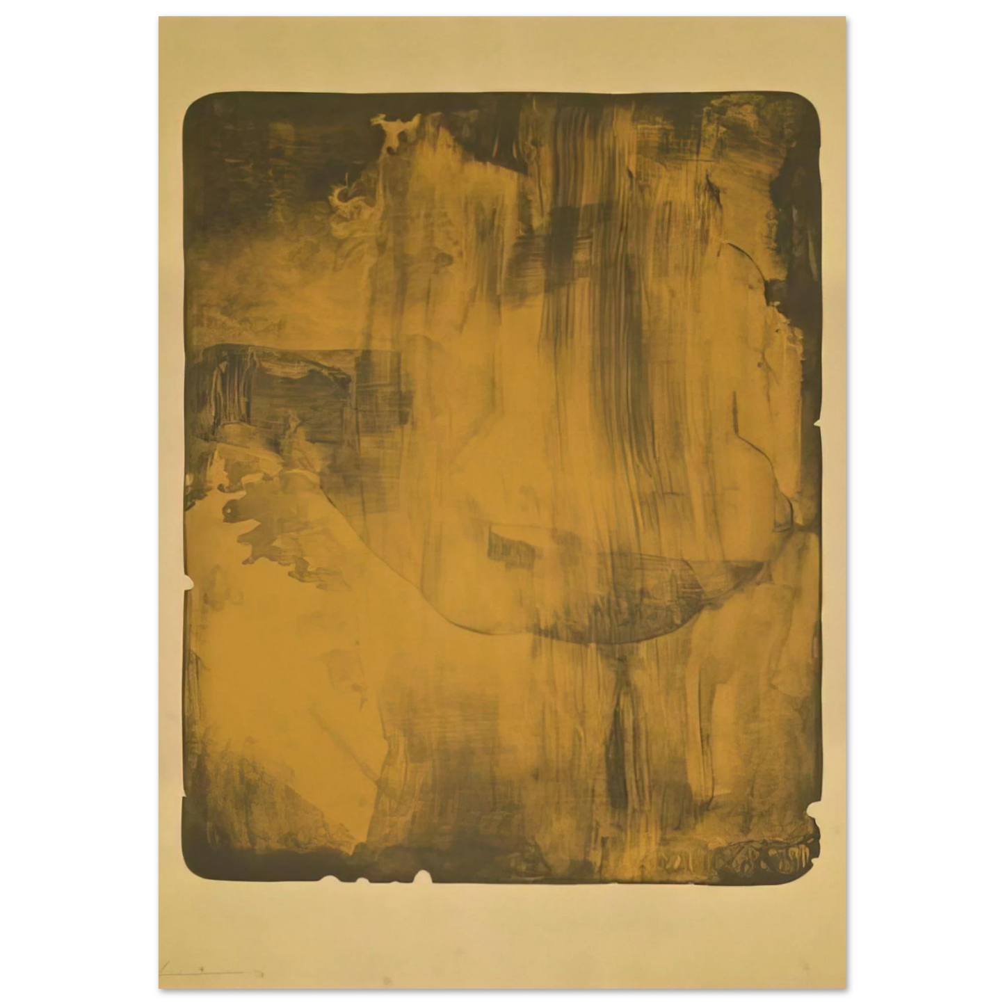 Helen Frankenthaler - Bronze Smoke - 1978 Wall art - 20x25 cm / 8x10 Inches - Fine Art Poster - -