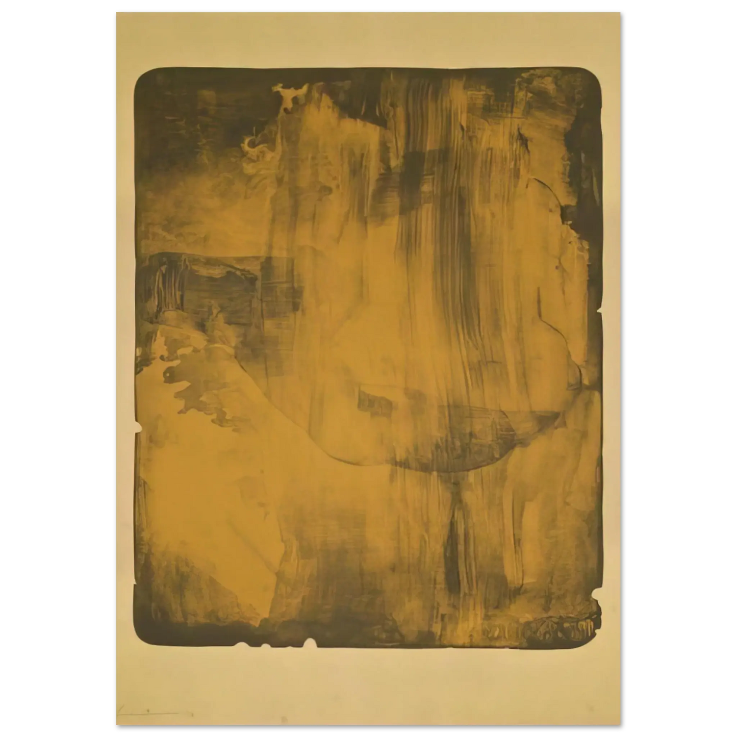 Helen Frankenthaler - Bronze Smoke - 1978 Wall art - 20x25 cm / 8x10 Inches - Fine Art Poster - -
