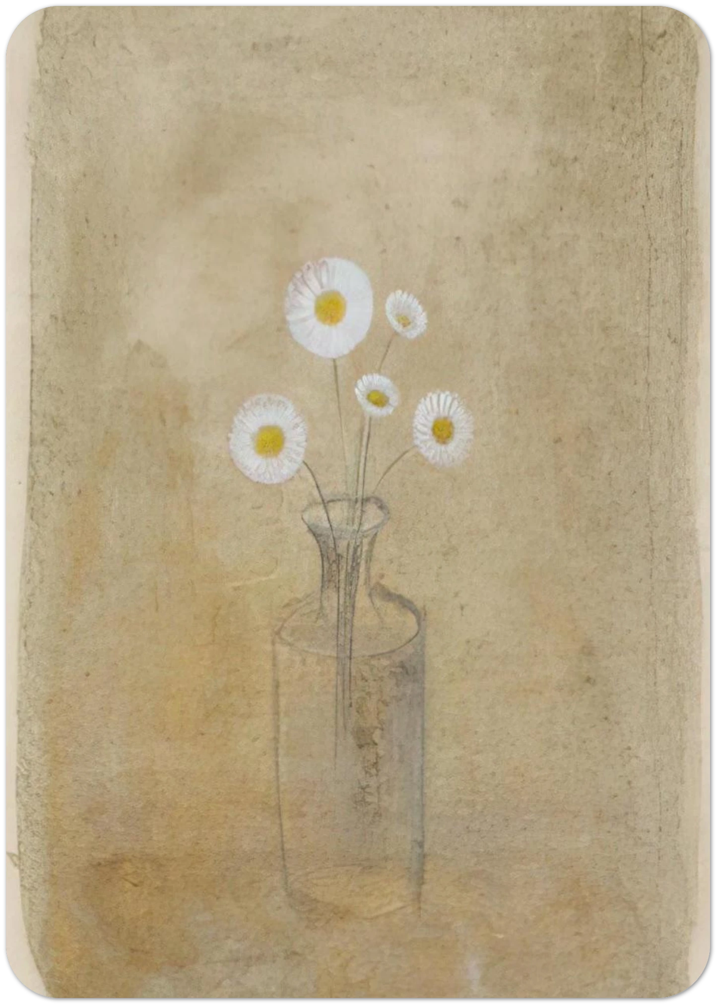 Bouquet for Mary Lea - 1957 By Morris Graves Pack of 10 Post Cards | Morris Graves Post Cards | A6 (10.5 x 14.8 cm) - 4.1 x 5.8 inches