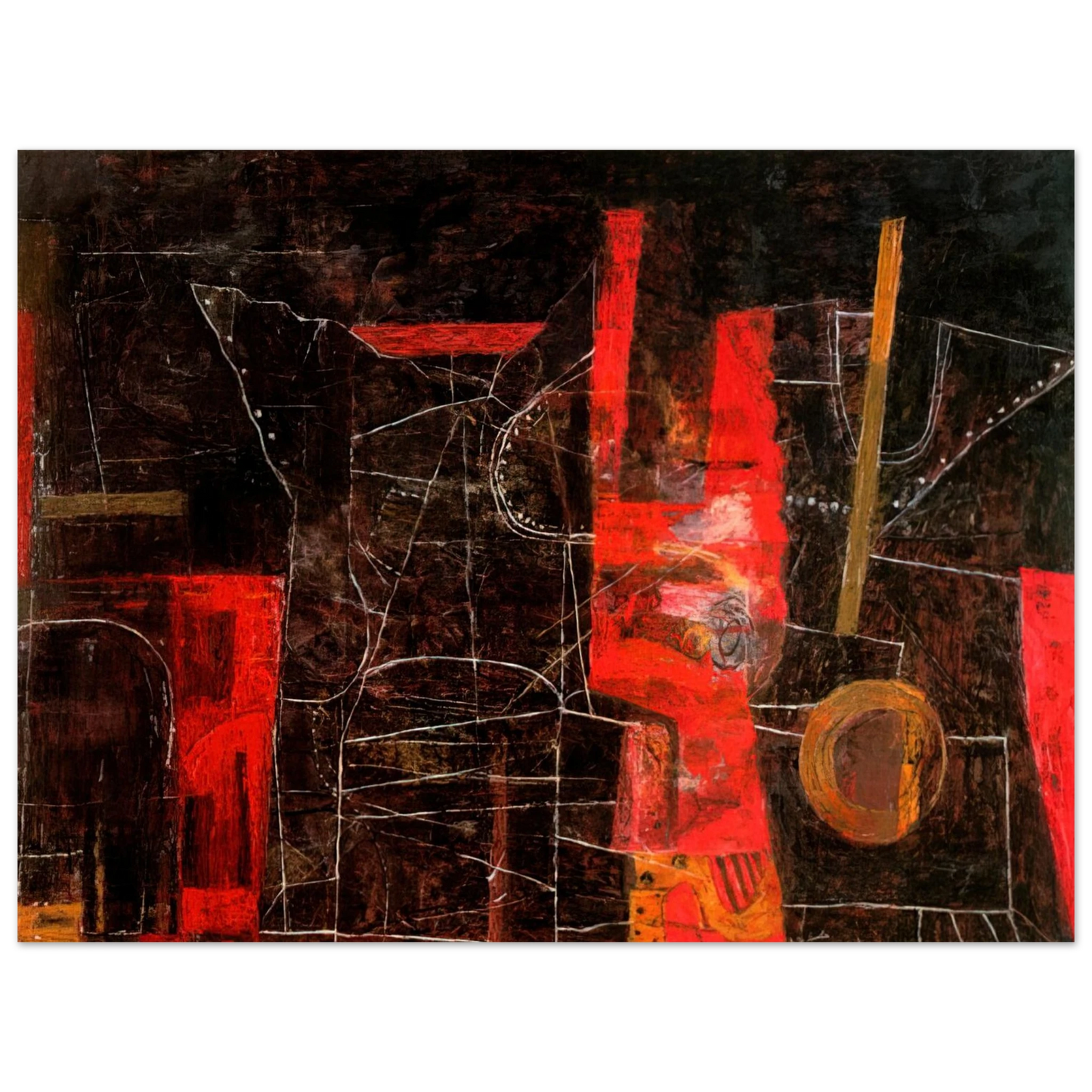 Philip Guston - THE TORMENTORS 1948 Fine Art Poster - Default Title