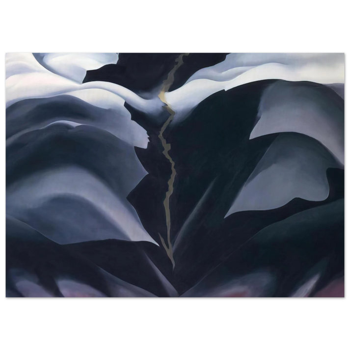 Georgia O'Keeffe - Black Place II Fine Art Poster