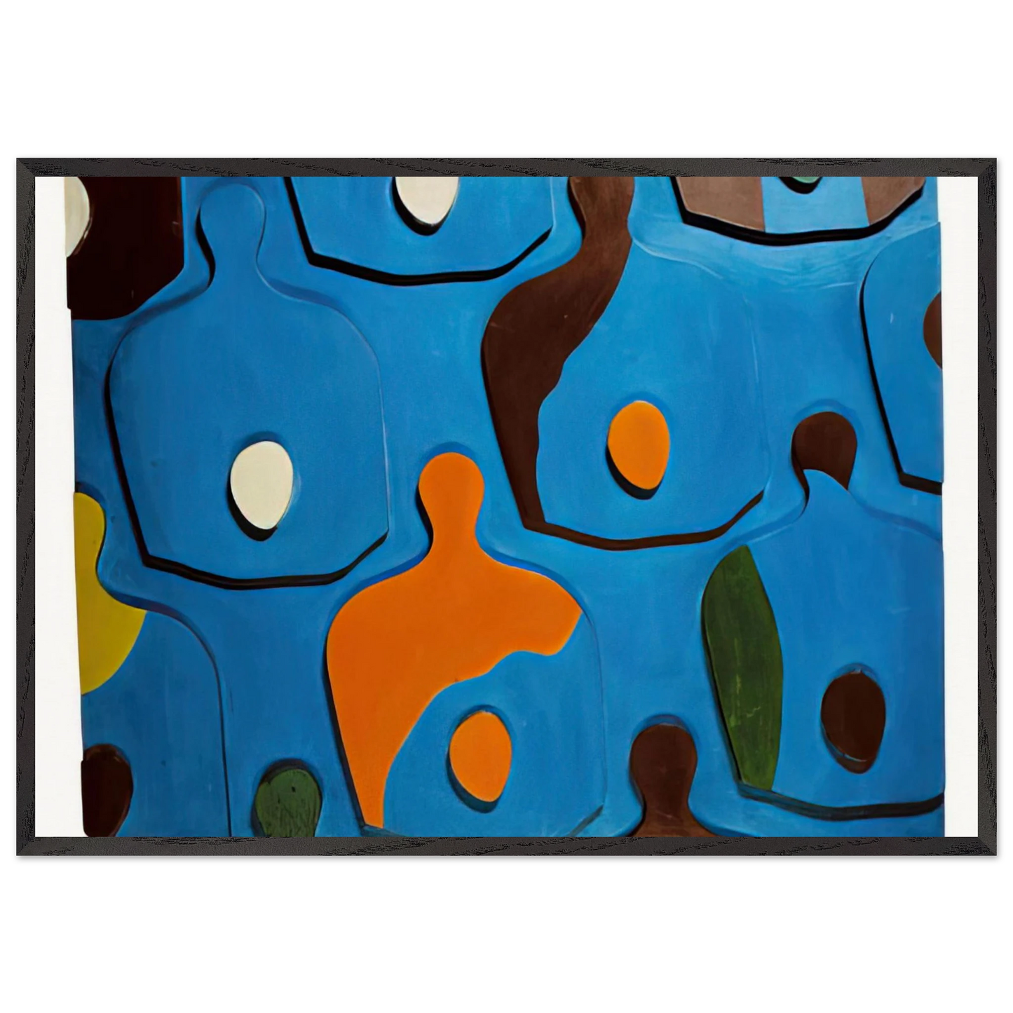 gg Board - Jean Arp 70x100 cm / 28x40 inches Framed Art Print – Black Wooden Frame