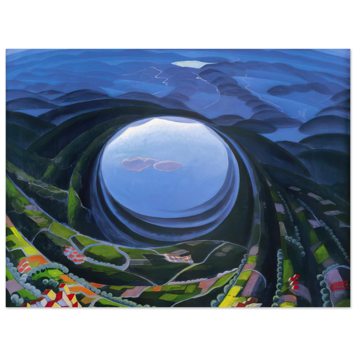 Gerardo Dottori - Primavera Umbria - 1923 75x100 cm / 30x40inches Fine Art Poster