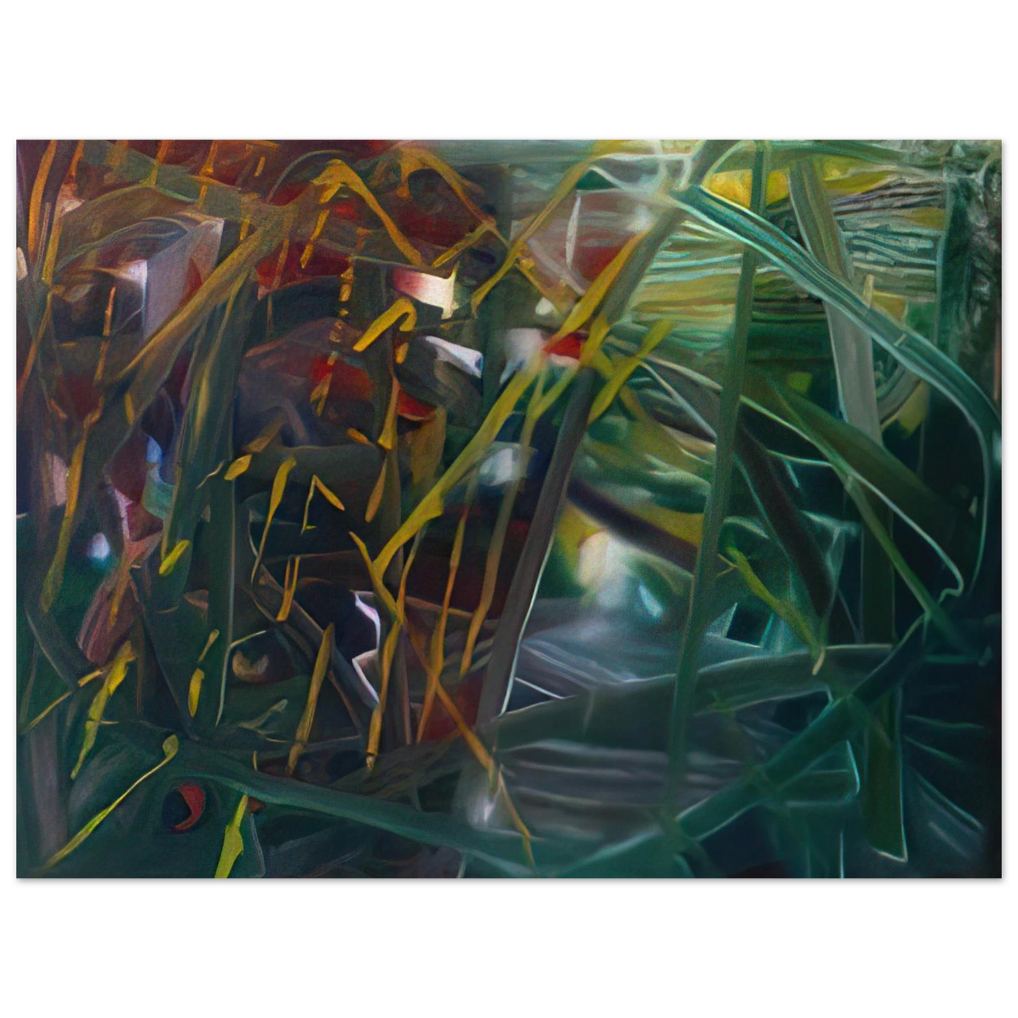 Gerhard Richter - ABSTRACT PAINTING NO 439 Fine Art Poster - Default Title