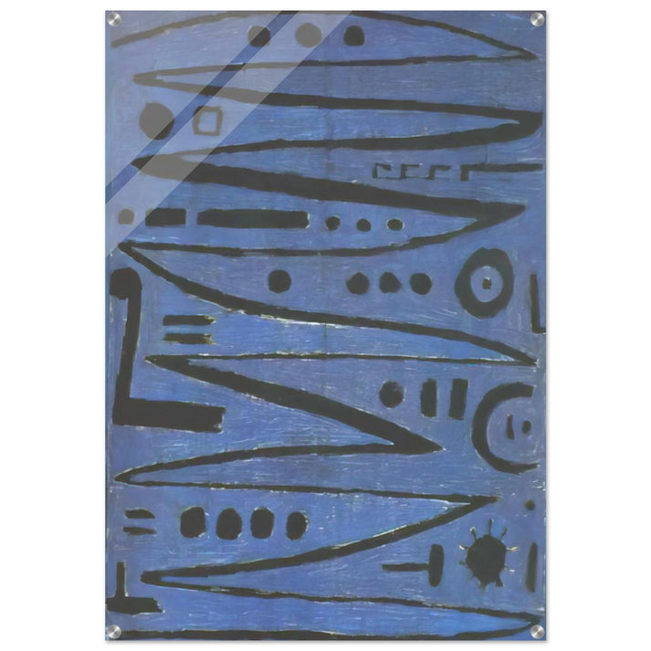 HEROIC FIDDLING 1938 - Paul Klee Acrylic Print - 70x100 cm / 28x40″ inches