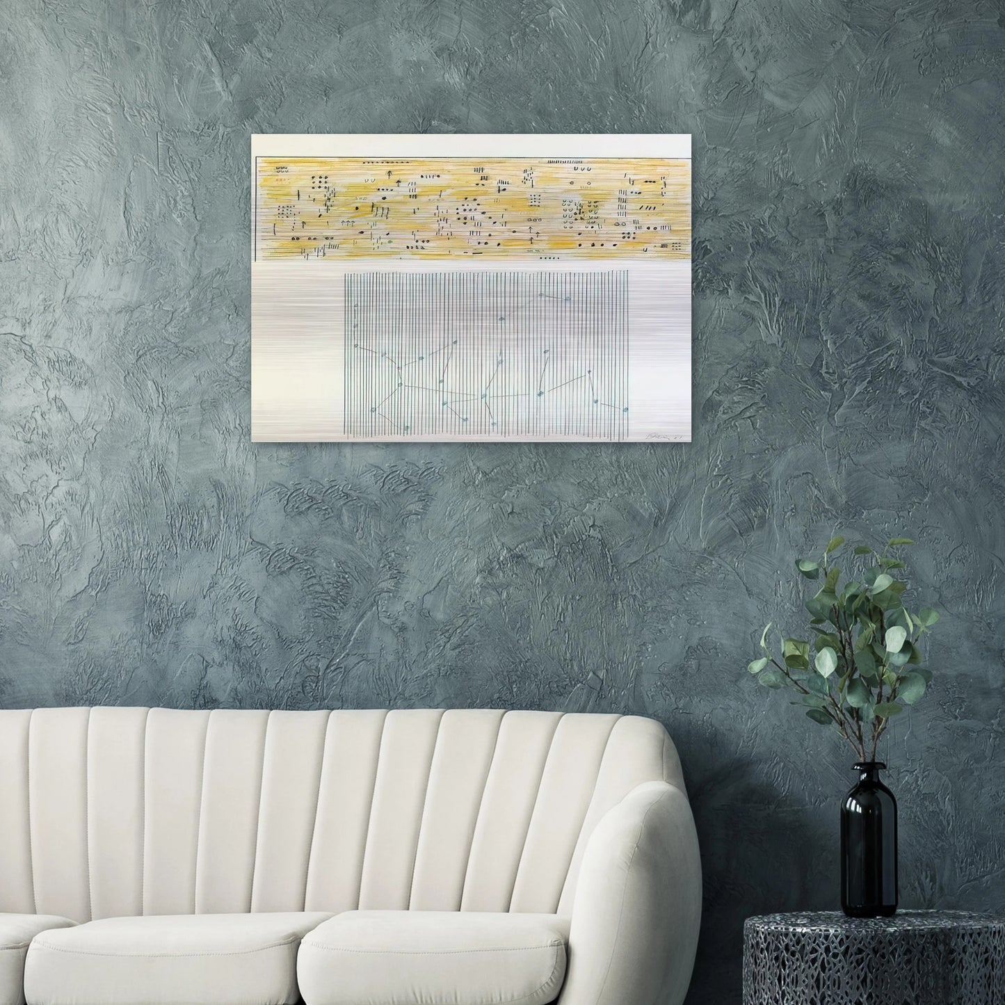 Islam - 1981 - Gene Davis Brushed Aluminum Print - 70x100 cm / 28x40 inches | Gene Davis Aluminum Print | Gene Davis Prints