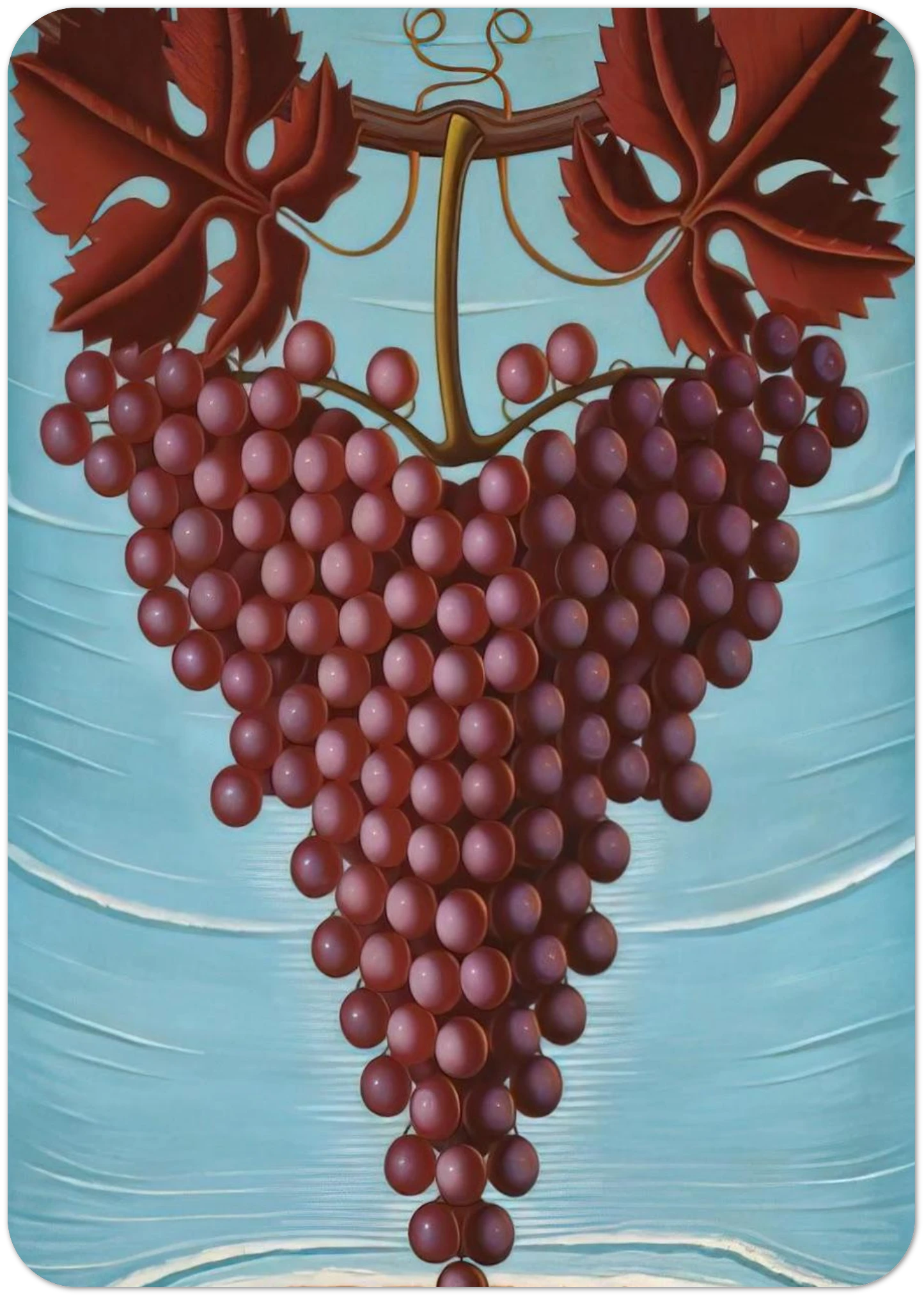 El Racimo De Uvas - 1944 By Maruja Mallo Pack of 10 Post Cards | Maruja Mallo Post Cards | A6 (10.5 x 14.8 cm) - 4.1 x 5.8 inches