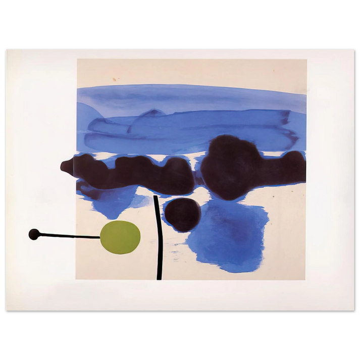 Victor Pasmore - THE PASSION FLOWER 1986 75x100 cm / 30x40inches Fine Art Poster