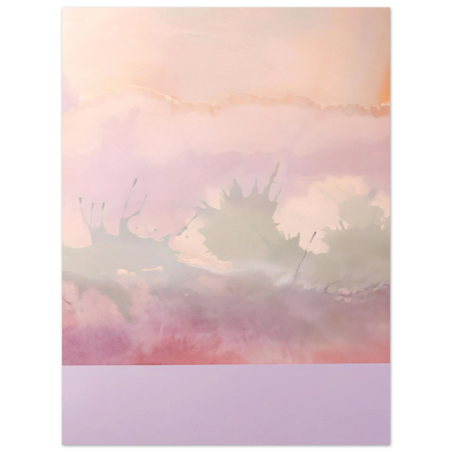 Ronnie Landfield - Atlantic Cafe - 1969 Fine Art Poster - Default Title