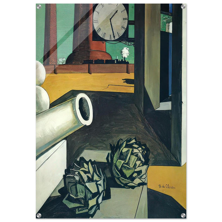 THE CONQUEST OF THE PHILOSOPHER 1914 - Giorgio de Chirico Acrylic Print - 70x100 cm / 28x40″ inches